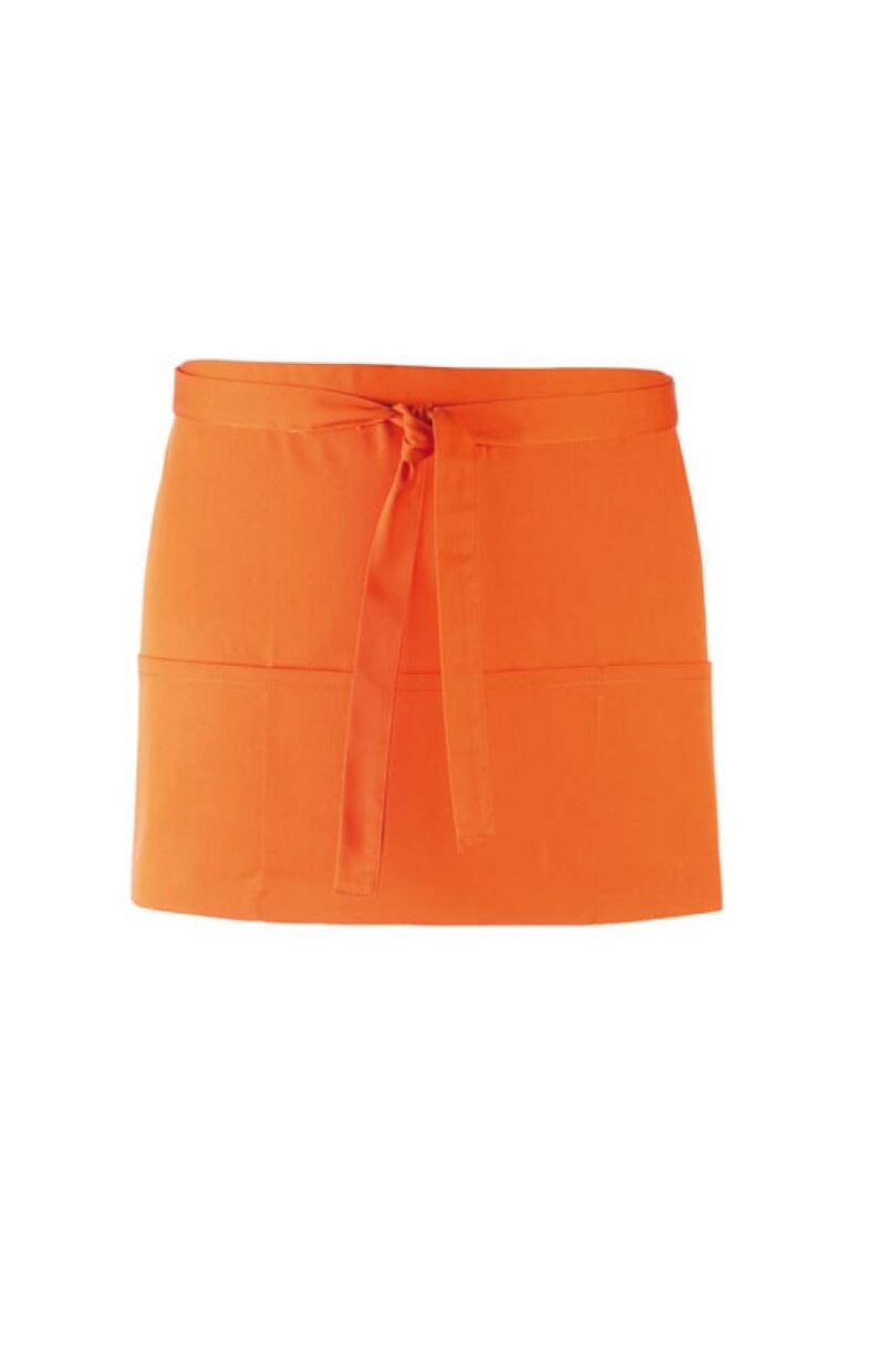 pr155-orange-a1 Premier COLOURS COLLECTION’ THREE POCKET APRON - πορτοκαλί