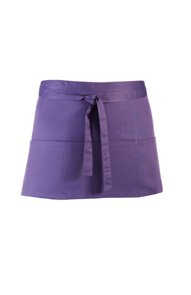 pr155-purple-a1 Premier COLOURS COLLECTION’ THREE POCKET APRON - Μωβ