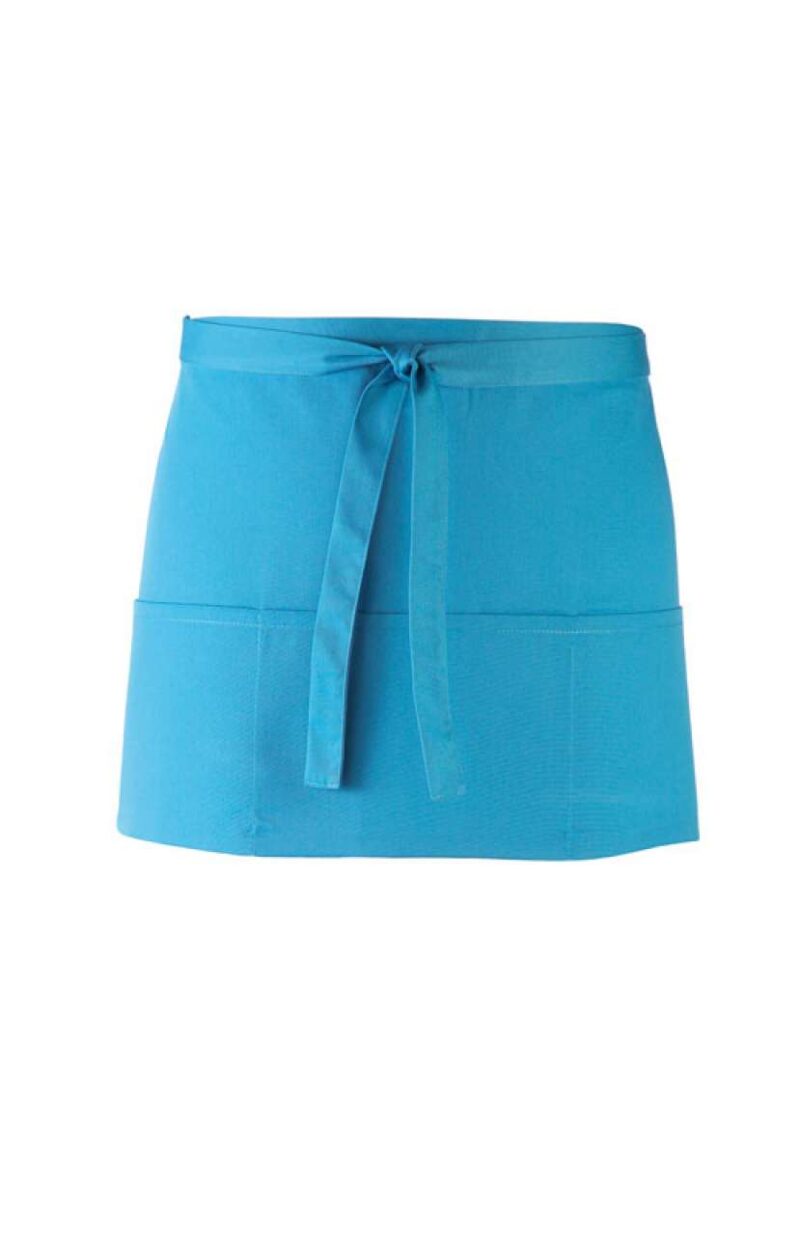 pr155-turquoise-a1 Premier COLOURS COLLECTION’ THREE POCKET APRON - Τυρκουάζ