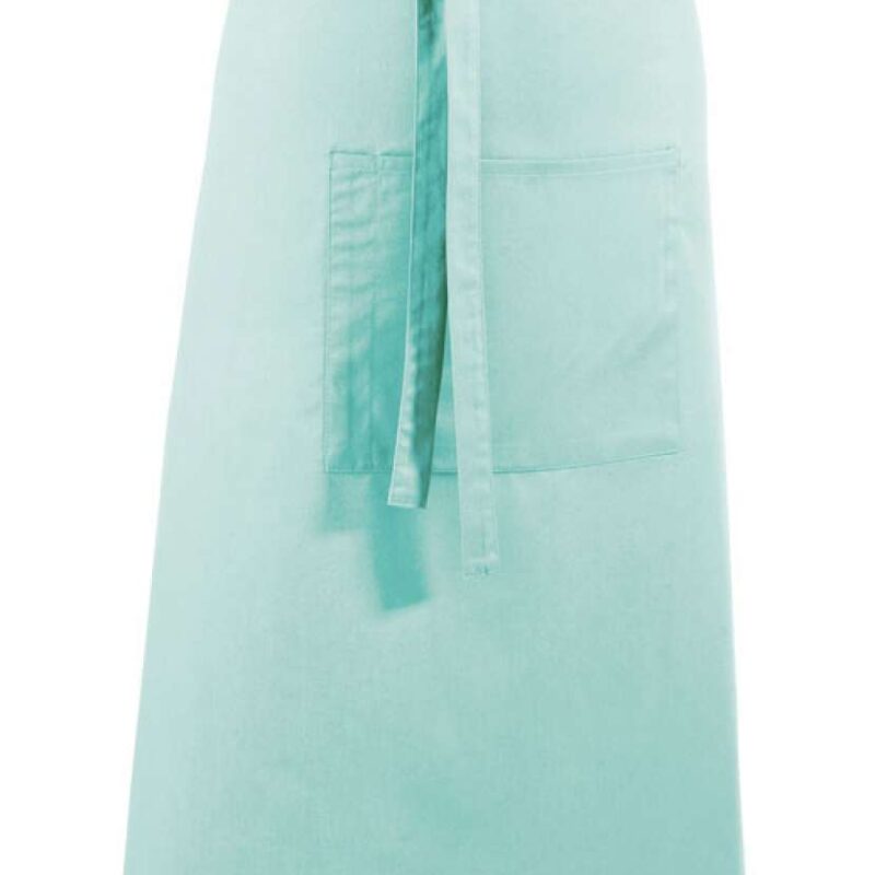 pr158-aqua-a1 Premier 'COLOURS COLLECTION’ BAR APRON WITH POCKET - Θαλασσί
