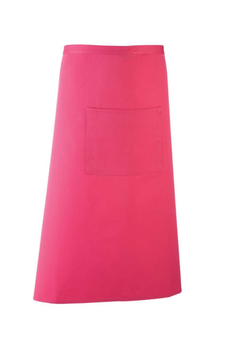 pr158-hot_pink-a1 Premier 'COLOURS COLLECTION’ BAR APRON WITH POCKET - Φούξια
