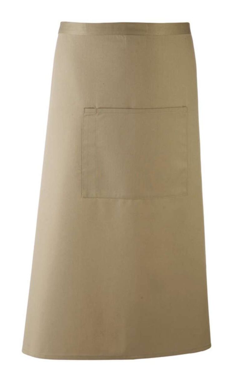 Premier 'COLOURS COLLECTION’ BAR APRON WITH POCKET - Λαδί