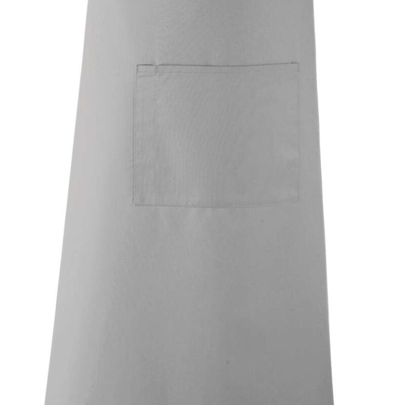 pr158-silver-a1 Premier 'COLOURS COLLECTION’ BAR APRON WITH POCKET - ασημί