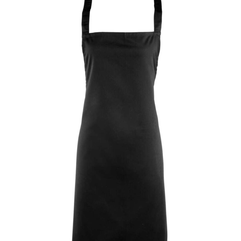 pr165-black-a2 Premier 'ESSENTIAL' BIB APRON - Μαύρο