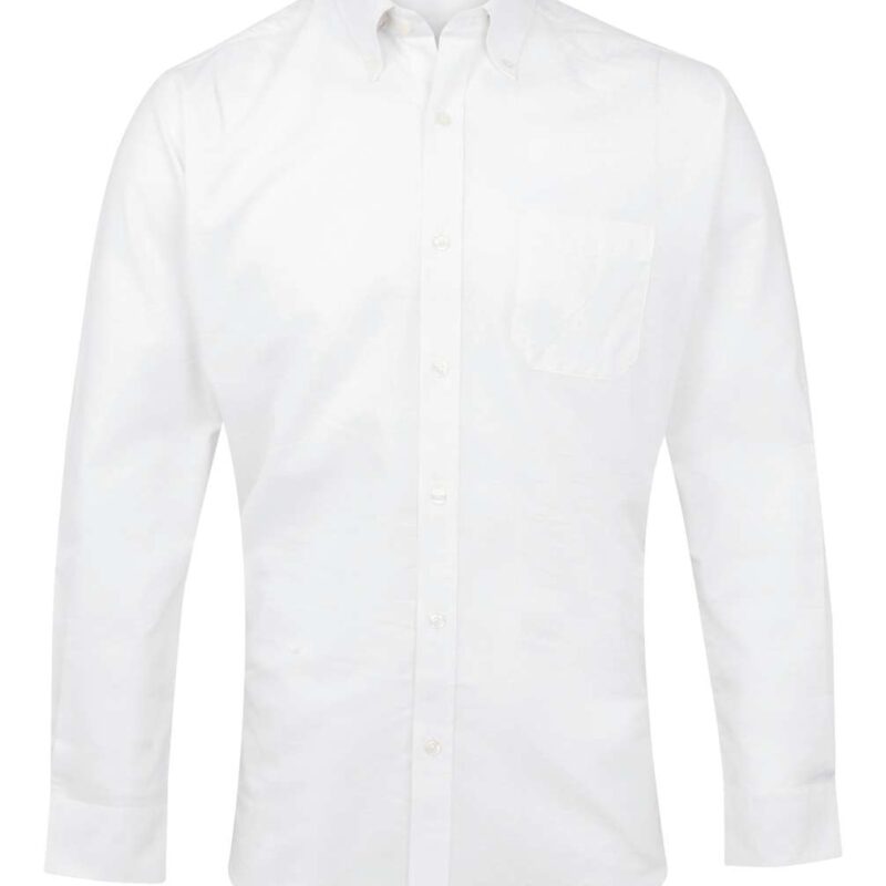 pr234-white-a2 Premier MEN Ανδρικό Πουκάμισο OXFORD με Μακρύ Μανίκι SIGNATURE OXFORD SHIRT SLEEVE LONG - Λευκό