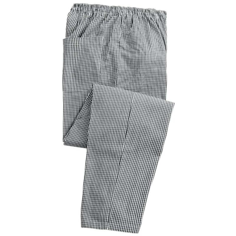 pr552-blackwhite_check-a1 Premier ΠΑΝΤΕΛΟΝΙΑ PULL-ON ΣΕΦ - Μαύρο και Λευκό Καρό