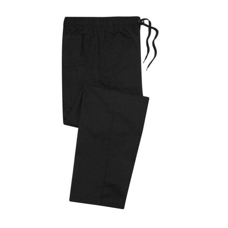 pr554-black-a1 Premier CHEF 'SLIM FIT' TROUSERS - Μαύρο