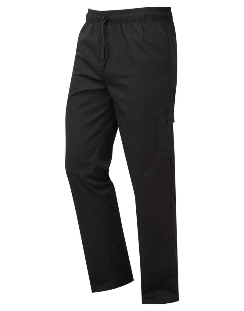 pr555-black-a1 Premier 'ESSENTIAL' της CHEF CARGO POCKET TROUSERS - Μαύρο