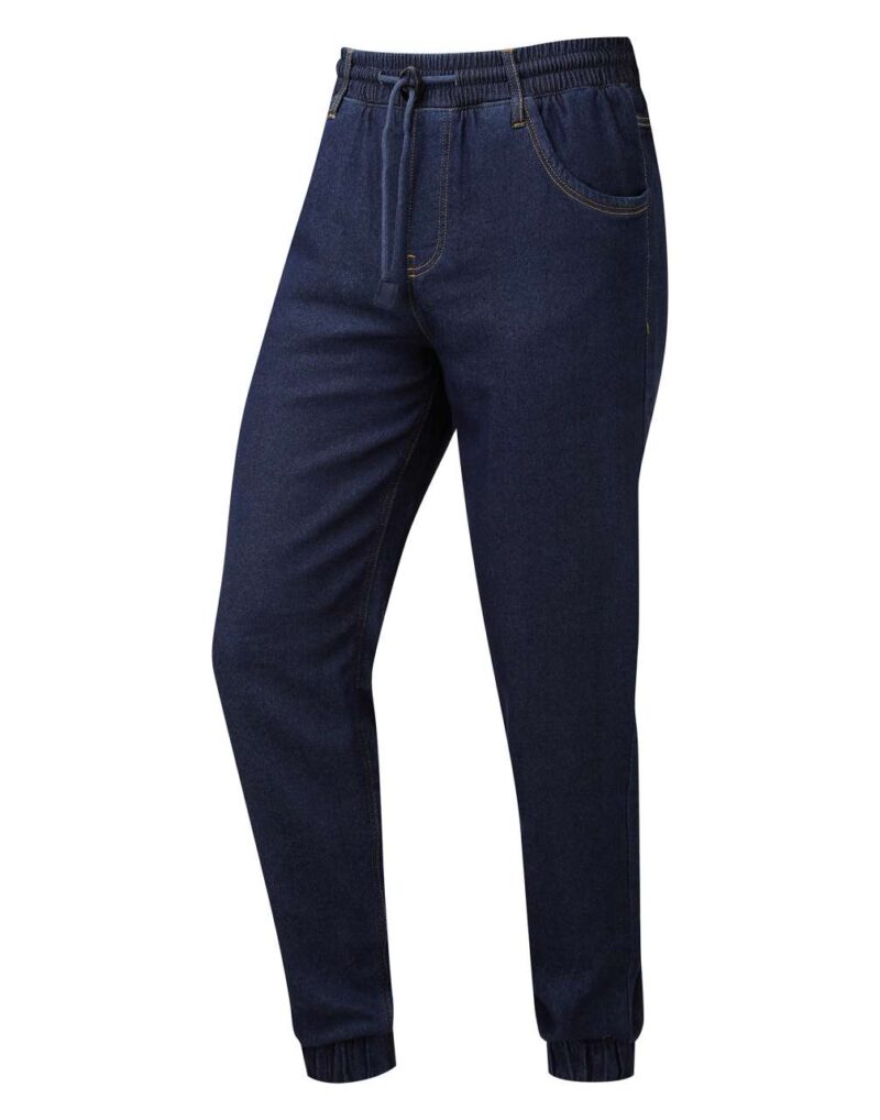 pr556-indigo_denim-a3 Premier `'ARTISAN' JOGGING της CHEF TROUSERS` - ίντιγκο τζιν