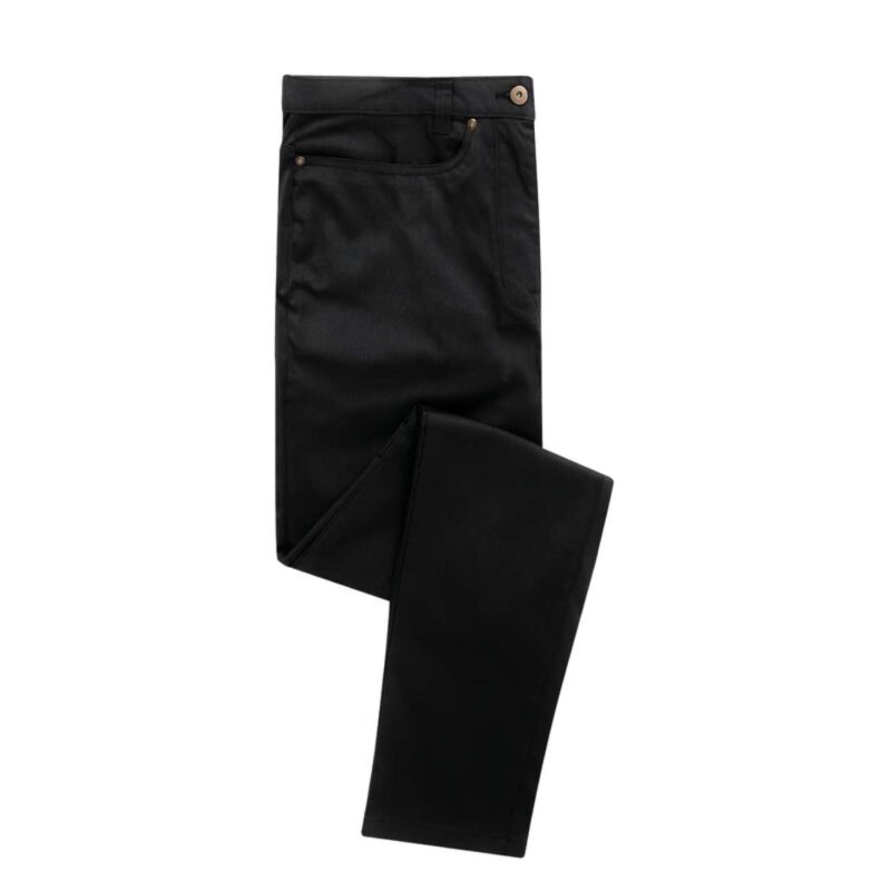pr560-black-a1 Premier PERFORMANCE CHINO JEANS MEN - Μαύρο