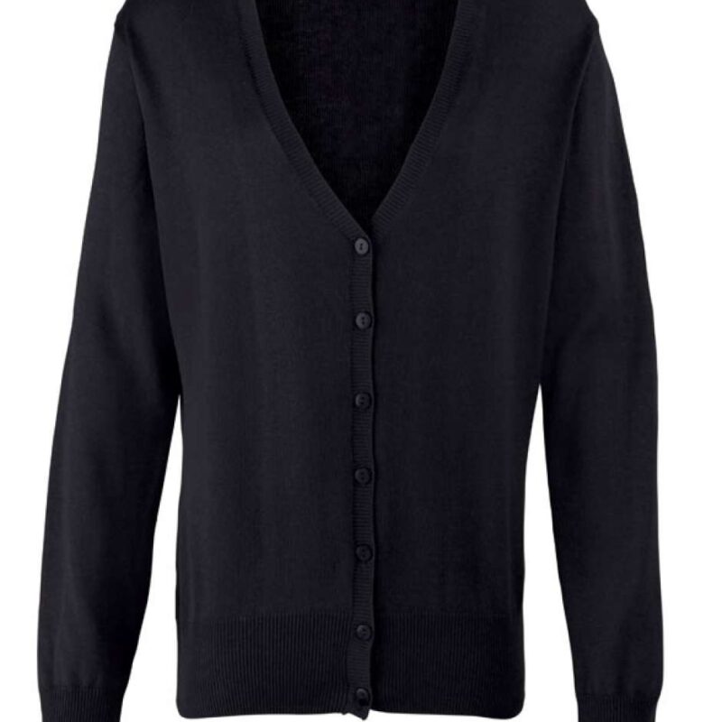 Premier BUTTON-THROUGH KNITTED CARDIGAN για WOMEN - Μαύρο