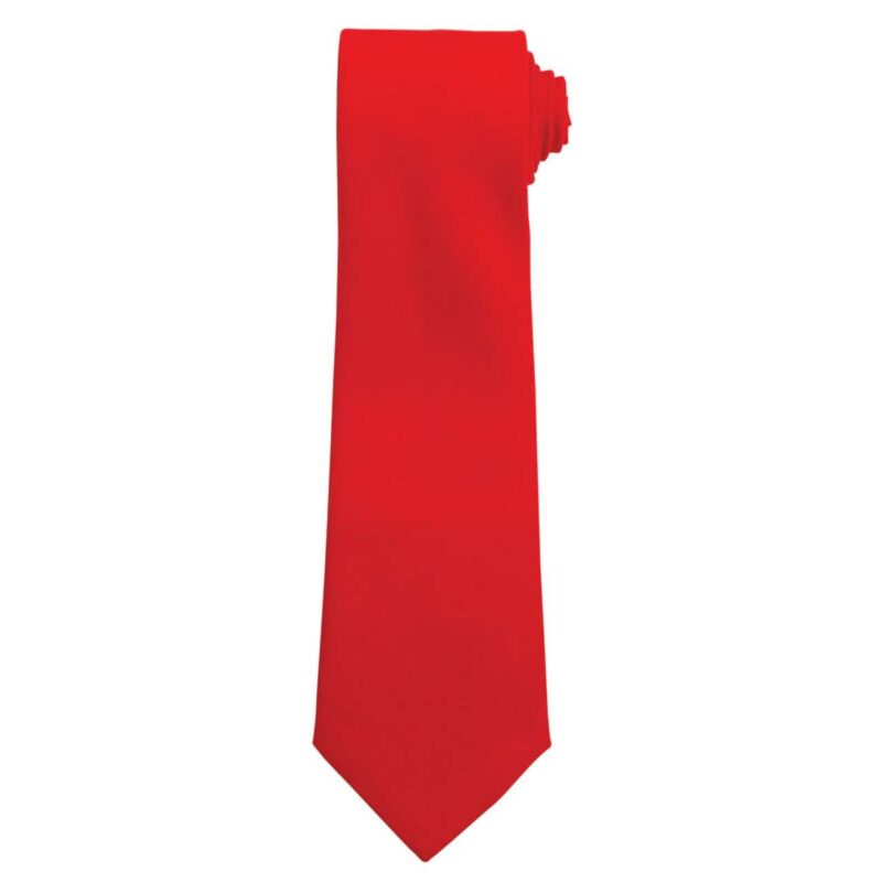 Premier PLAIN WORK TIE - Κόκκινο