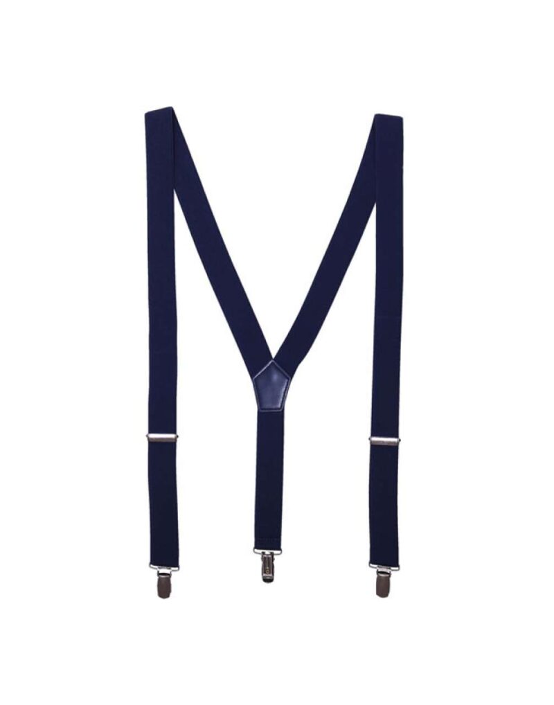 pr701-navy-a1 Premier CLIP-ON TROUSER SUSPENDERS/BRACES SUSPENDERS - Μπλε μαρίν