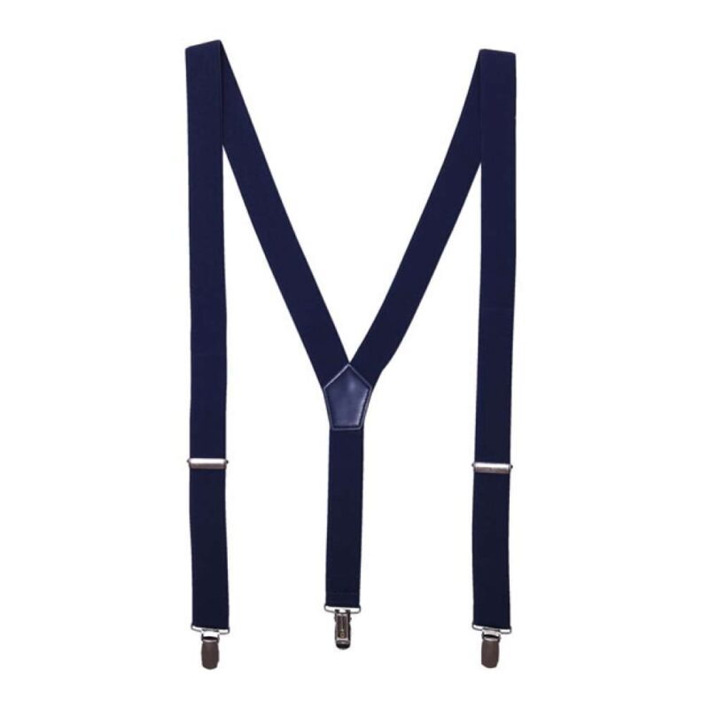pr701-navy-a1 Premier CLIP-ON TROUSER SUSPENDERS/BRACES SUSPENDERS - Μπλε μαρίν
