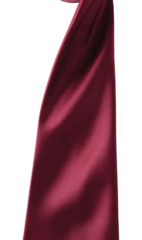 Premier COLOURS COLLECTION SATIN TIE - μπορντό