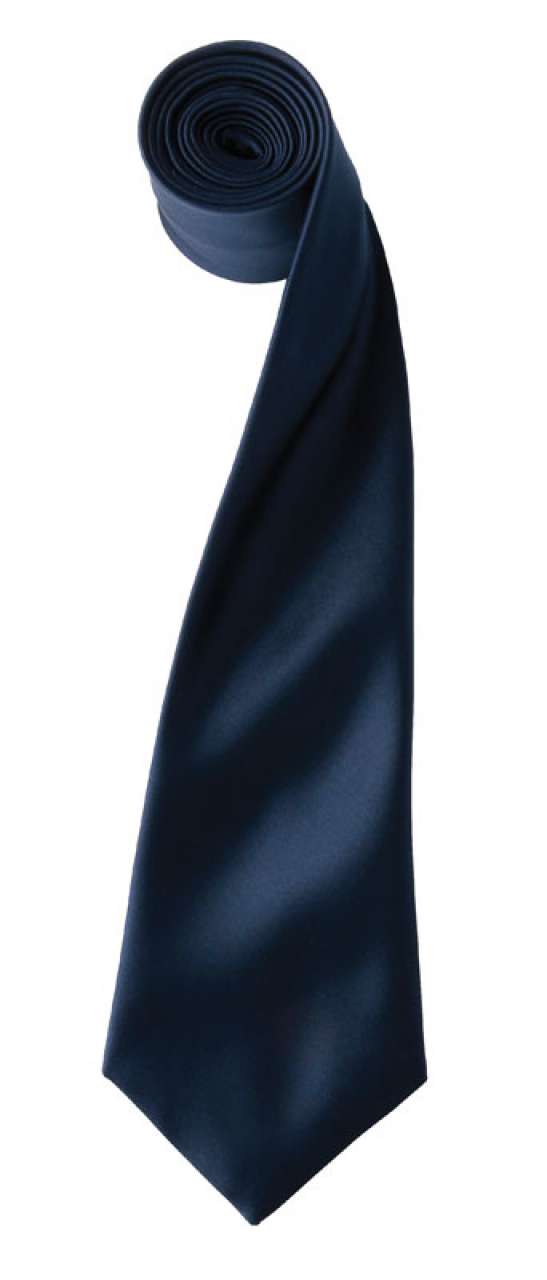 Premier COLOURS COLLECTION SATIN TIE - Μπλε μαρίν