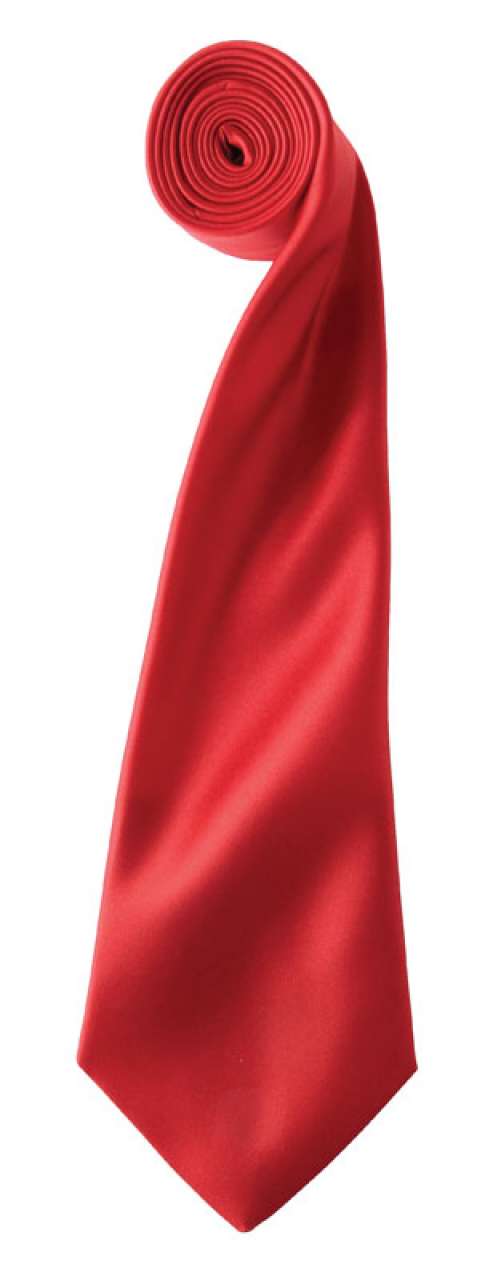 Premier COLOURS COLLECTION SATIN TIE - Κόκκινο