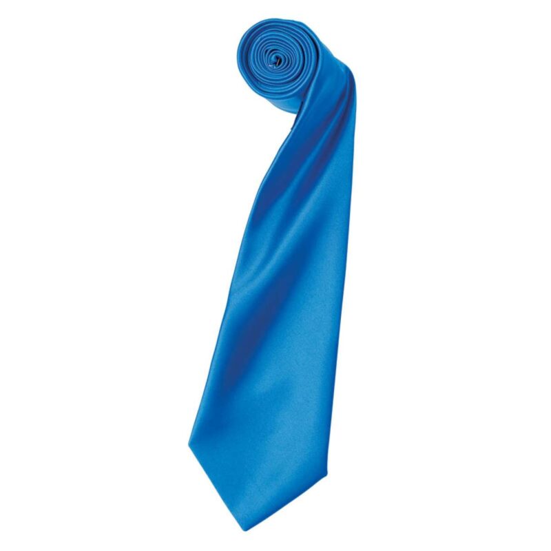 pr750-sapphire-a1 Premier COLOURS COLLECTION SATIN TIE - ζαφειρί