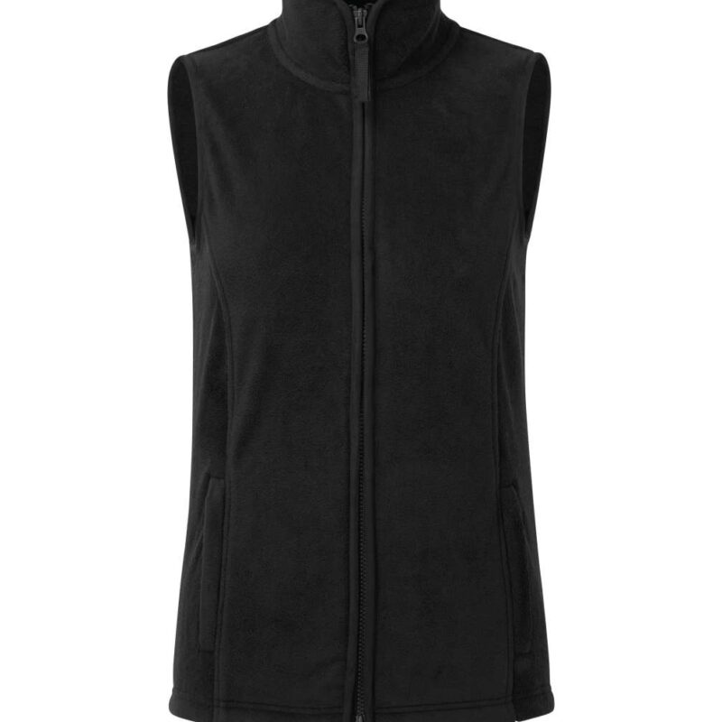 Premier SOL'S ARTISAN FLEECE WOMEN GILET - Μαύρο/Μαύρο