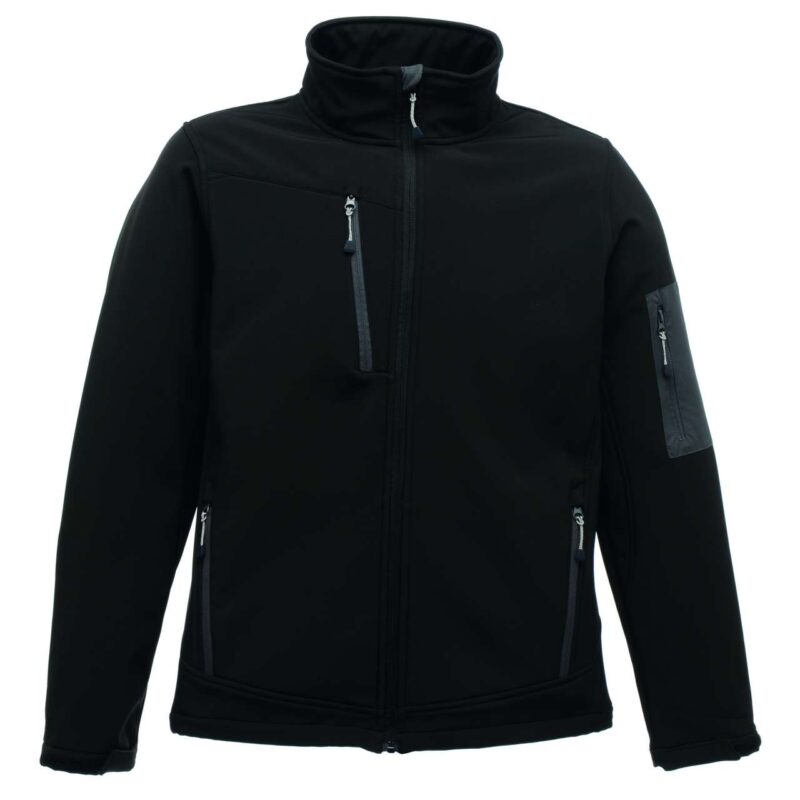 re674-black_seal_grey-a1 Regatta ARCOLA - 3 LAYER MEMBRANE SOFTSHELL - Μαύρο/Γκρι Φώκιας