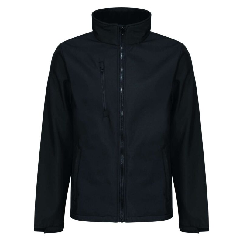 retra610-black_black-a1 Regatta ABLAZE 3 LAYER PRINTABLE SOFTSHELL JACKET - Μαύρο/Μαύρο