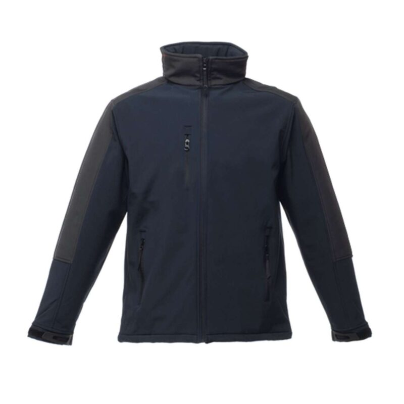 retra650-navy_black-a1 Regatta HYDROFORCE - 3-LAYER SOFTSHELL MEMBRANE HOODED - Σκούρο μπλε/Μαύρο