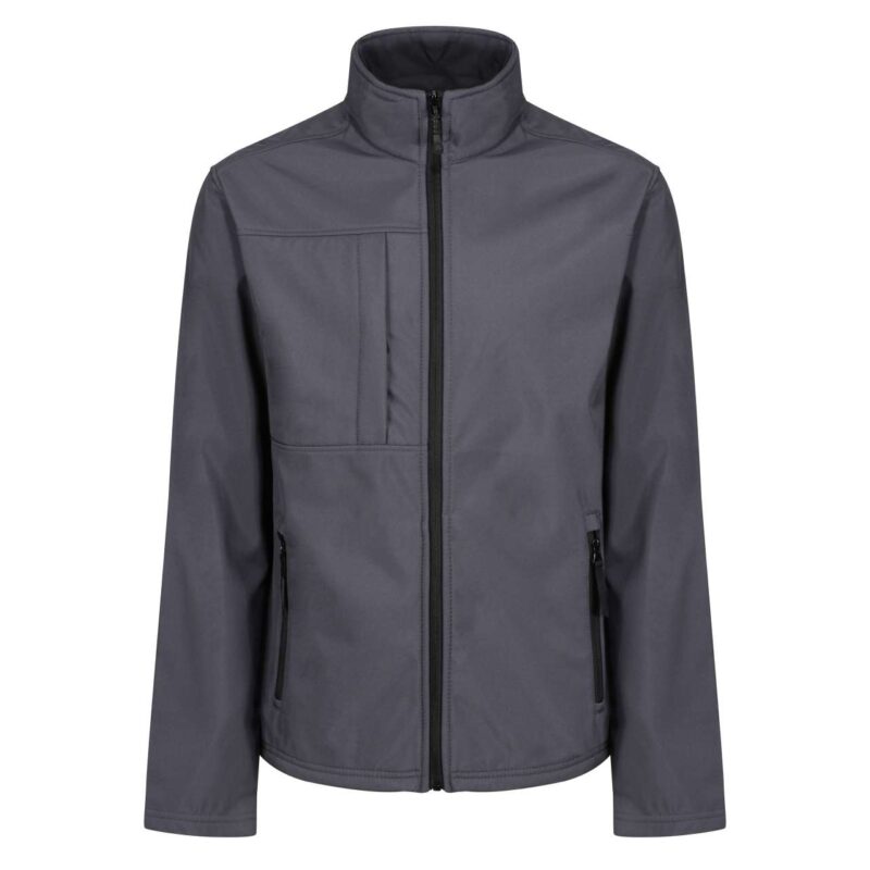 Regatta Ανδρικό OCTAGON II PRINTABLE 3 LAYER MEMBRANE SOFTSHELL - Γκρι φώκιας/Μαύρο