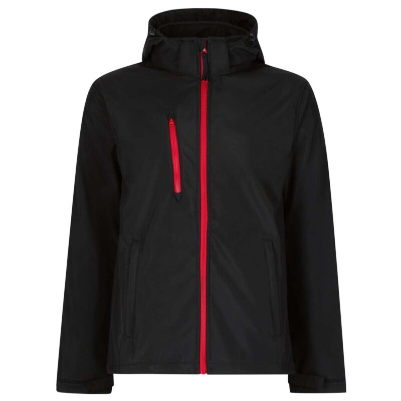 retra701-blackclassic_red-a1 Regatta GILDAN Unisex Φούτερ HEAVY BLEND™ Με κουκούλα - 18500 - Black/Classic Red