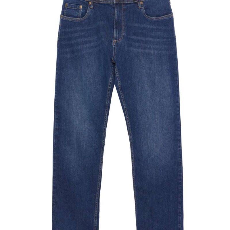 sd001-dark_blue_wash-a2 So Denim SOL'S LEO STRAIGHT JEANS - Dark Blue Wash