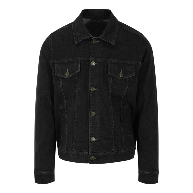 sd060-black-a1 So Denim NOAH DENIM JACKET - 73% Cotton/25% Polyester/2% Elastane