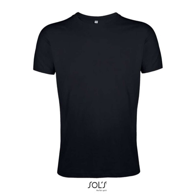 so00553-deep_black-a1 SOL'S MEN REGENT - SOL'S T-SHIRT ROUND CLOSE NECK FIT - Βαθύ Μαύρο