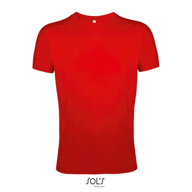 SOL'S MEN REGENT - SOL'S T-SHIRT ROUND CLOSE NECK FIT - Κόκκινο