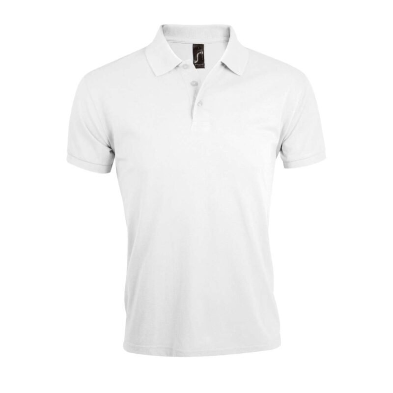 SOL'S PRIME MEN - POLYCOTTON POLO SHIRT - Λευκό