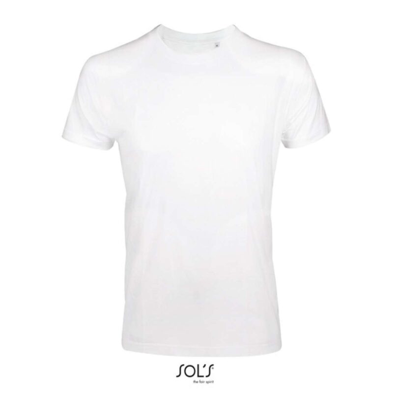 SOL'S IMPERIAL T-SHIRT - SOL'S ROUND CLOSE NECK FIT MEN - Λευκό