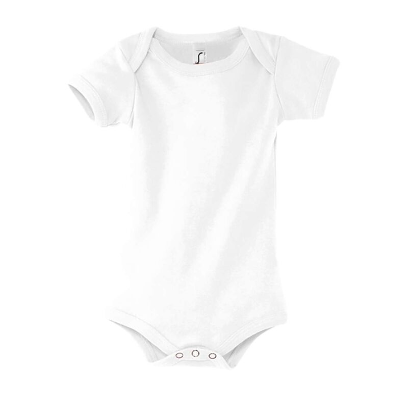 so00583-white-a2 SOL'S BAMBINO - BABY BODYSUIT - Λευκό