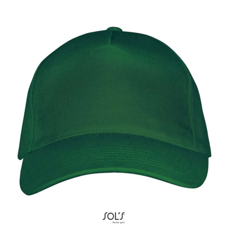 SOL'S BEACH 5 PANEL LONG CAP - Πράσινο μπουκάλι