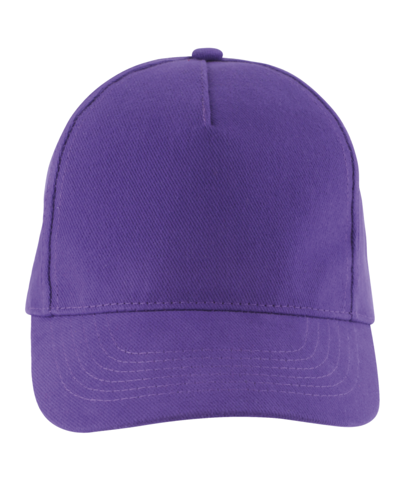 so00594-dark_purple-a1 SOL'S BEACH 5 PANEL LONG CAP - Σκούρο μωβ