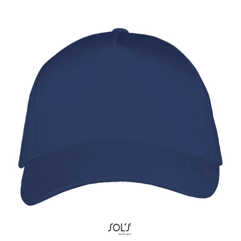 so00594-french_navy-a1 SOL'S BEACH 5 PANEL LONG CAP - Γαλλικό ναυτικό