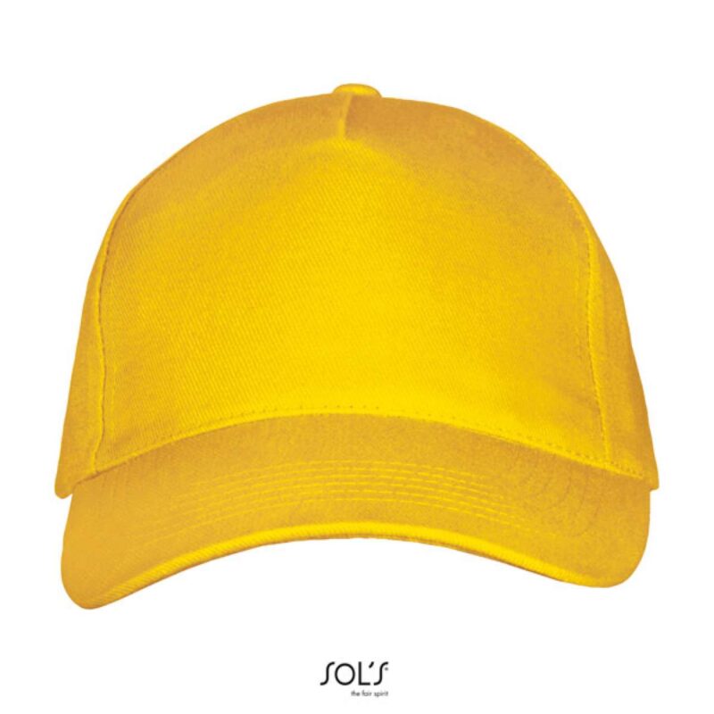 SOL'S BEACH 5 PANEL LONG CAP - χρυσό