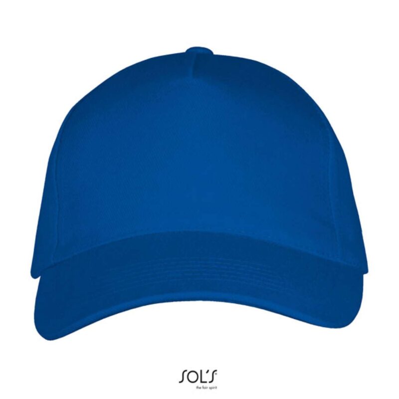 so00594-royal_blue-a1 SOL'S BEACH 5 PANEL LONG CAP - Βασιλικό μπλε