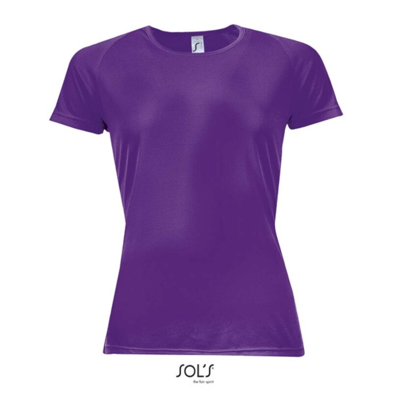 so01159-dark_purple-a1 SOL'S SPORTY WOMEN - RAGLAN SLEEVED T-SHIRT - Σκούρο μωβ