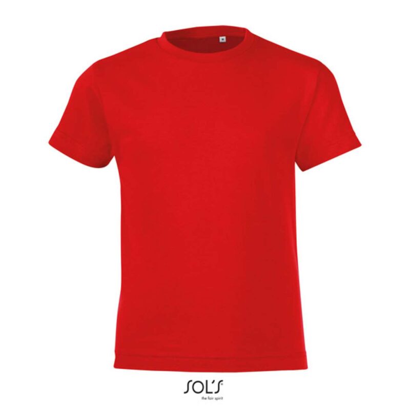 so01183-red-a1 SOL'S KIDS REGENT T-SHIRT - ROUND NECK FIT - Κόκκινο