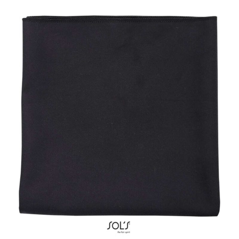 so01208-black-a1 SOL'S ATOLL 30 - MICROFIBRE TOWEL - Μαύρο