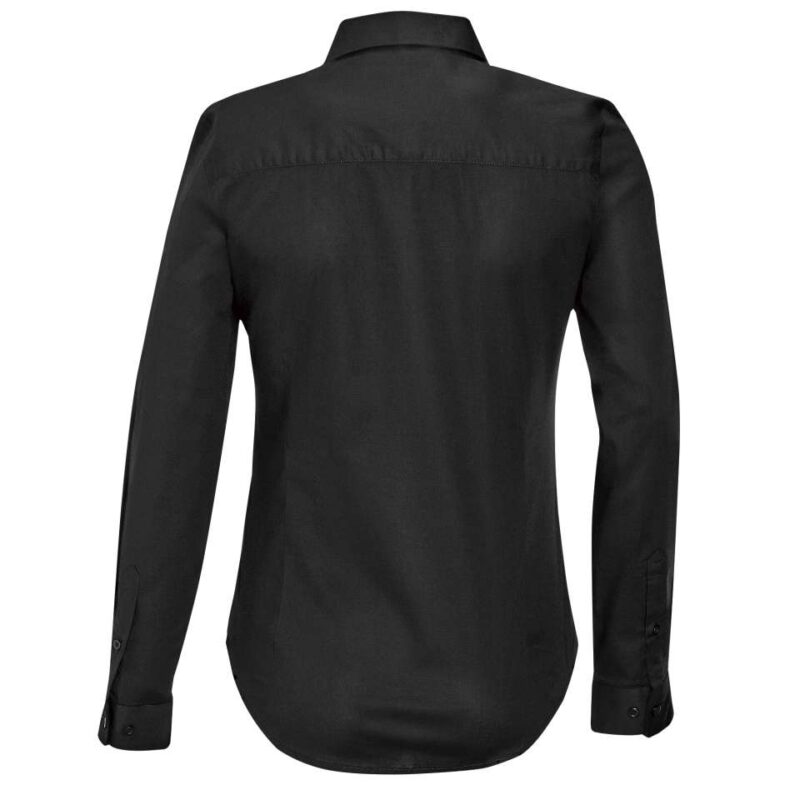 so01427-black-a1 SOL'S BLAKE WOMEN - LONG SLEEVE STRETCH SHIRT - Μαύρο