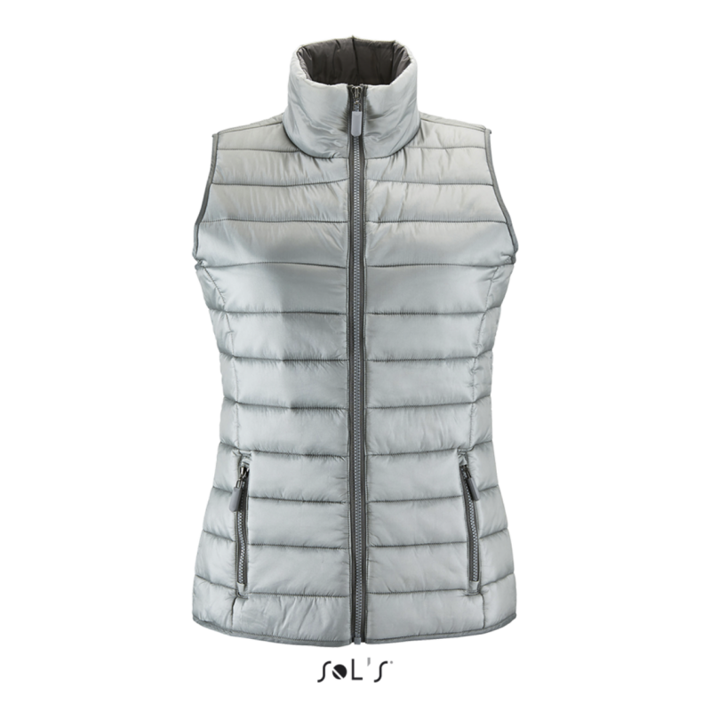 so01437-metal_grey-a1 SOL'S WAVE WOMEN - LIGHTWEIGHT BODYWARMER - Metal Grey