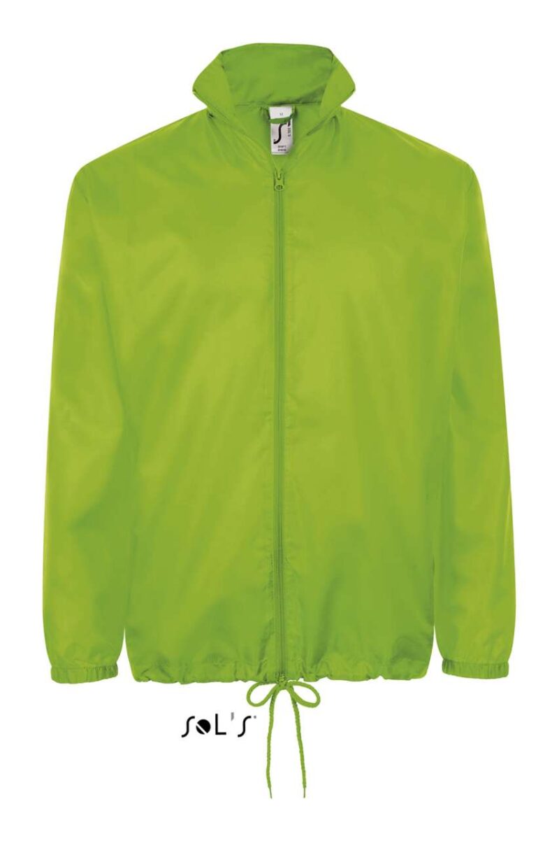 so01618-lime-a1 SOL'S SHIFT - UNISEX WATER REPELLENT WINDBREAKER - Λαχανί