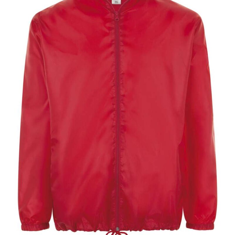 SOL'S SHIFT - UNISEX WATER REPELLENT WINDBREAKER - Κόκκινο