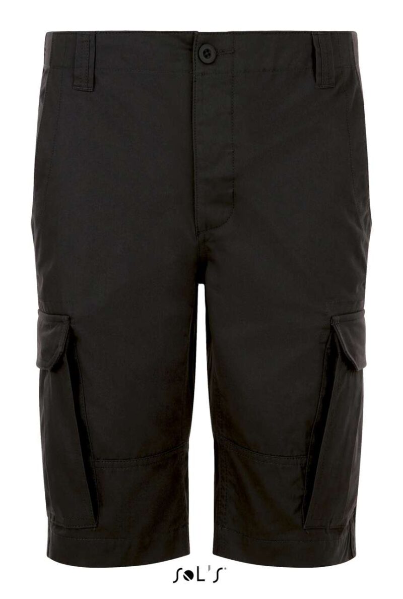 so01660-black-a1 SOL'S JACKSON - SOL'S BERMUDA SHORTS - Μαύρο