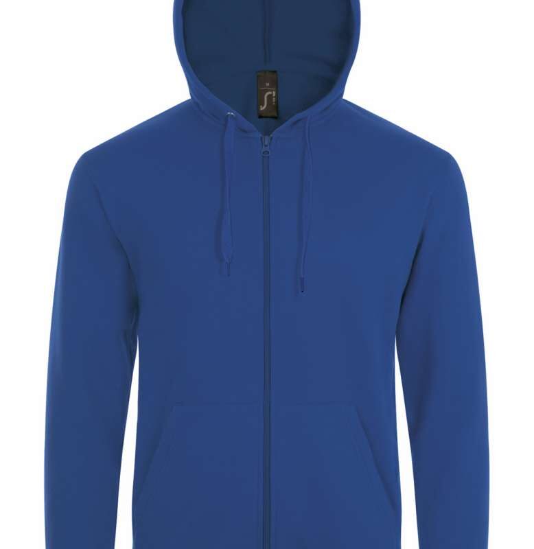 SOL'S STONE - UNISEX ZIP HOODIE - Βασιλικό μπλε