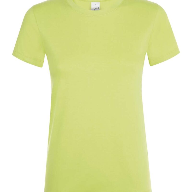 REGENT SOL'S ROUND - COLLAR WOMEN T-SHIRT - Πράσινο μήλο